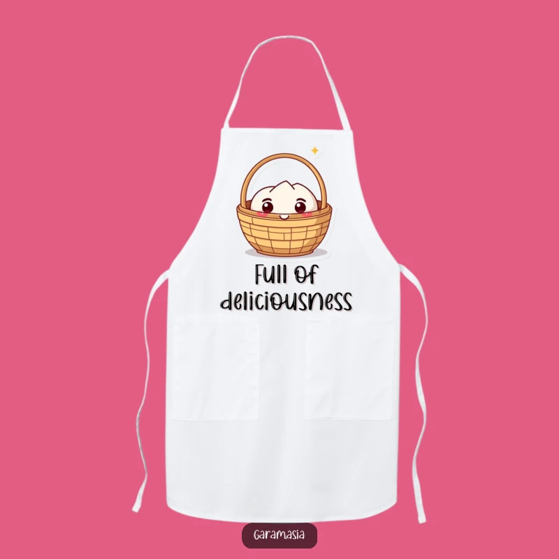 Funny Dim Sum Basket Apron - Delightful Kitchen Humor, Great Funny Gift Chef Wear