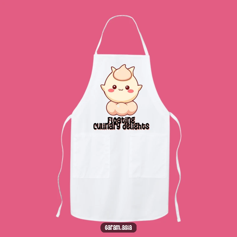 Funny Wonton Apron - Floating Kitchen Fun, Great Funny Gift Chef Wear