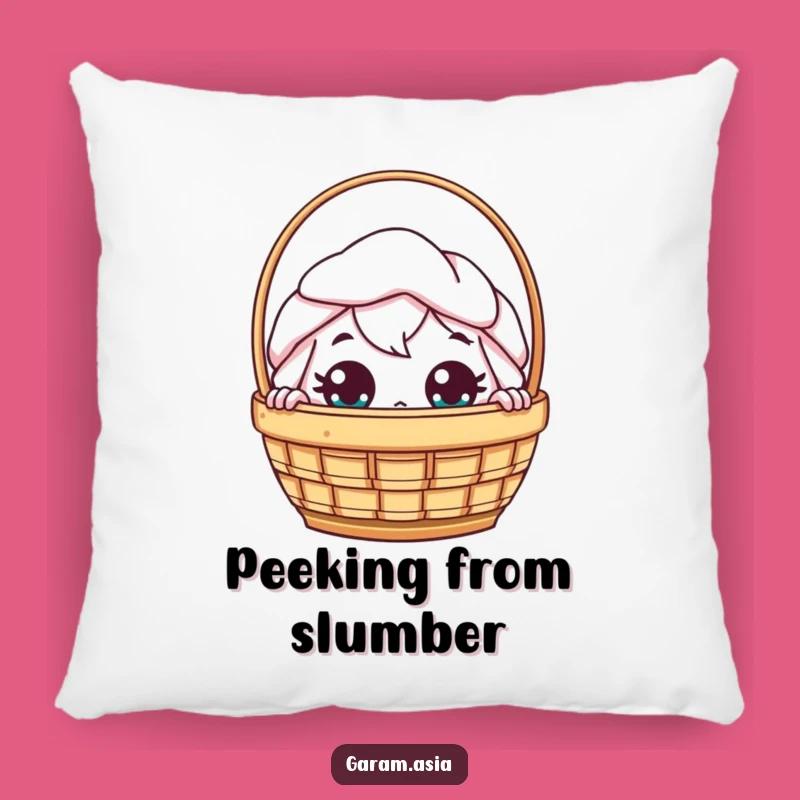 Funny Kawaii Dim Sum Pillow: Cozy Peeking Surprise, Cute Accent Cushion