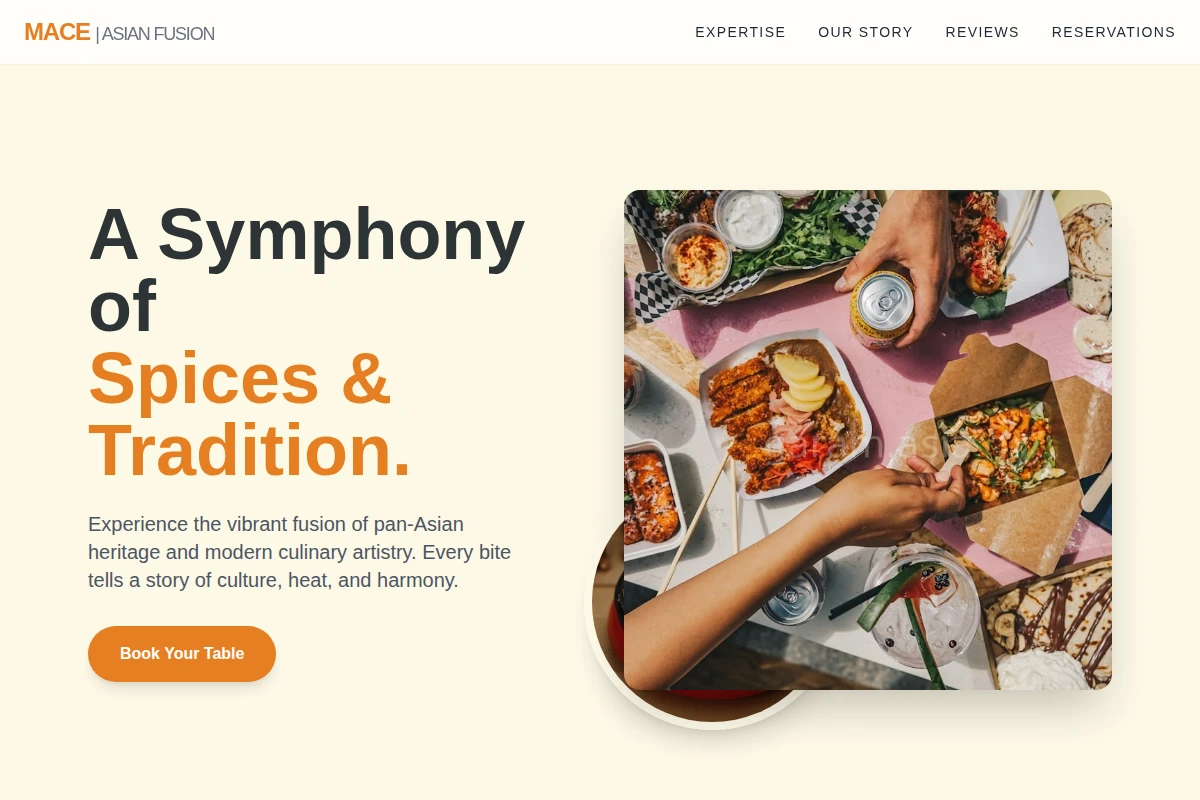 Mace Asian Fusion Food