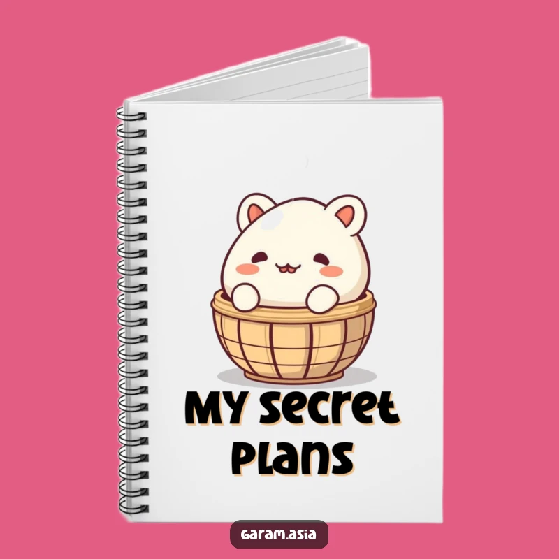 Funny Bao Bun Notebook: Jot Down Secrets with Mischievous Flair