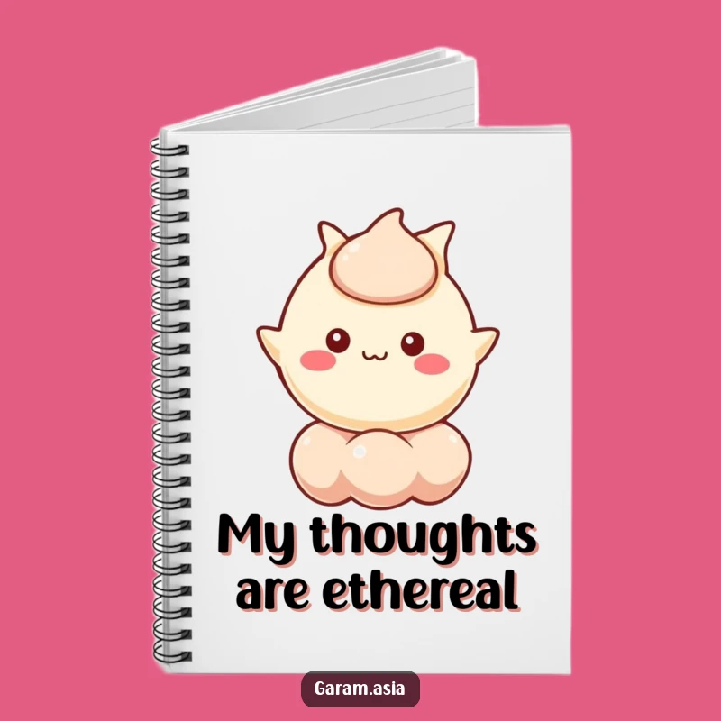 Funny Wonton Notebook - Kawaii Float Journal, Perfect Funny Gift For Notes