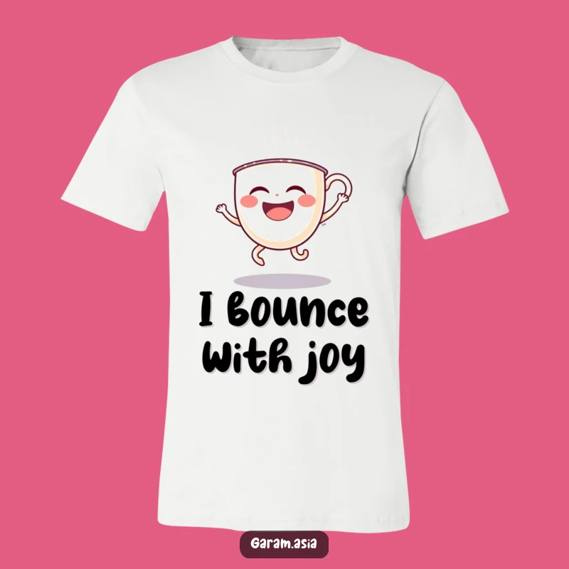 Funny Boba Tea Hop T-Shirt: Laughing Cartoon Character Tee, Perfect Fun Gift