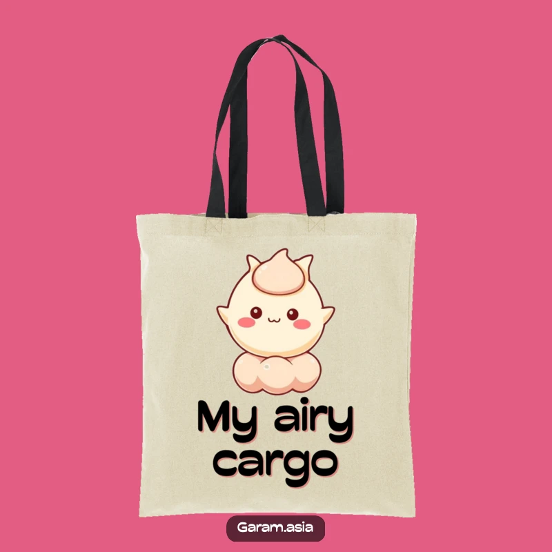 Funny Wonton Tote Bag - Floating Kawaii Design, Practical Funny Gift